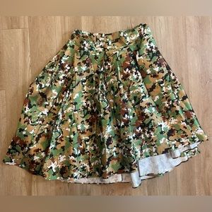 Rose Collection Camo Skirt